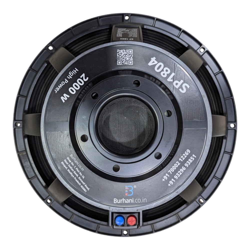 18 inch Base Speaker | Burhani.co.in | 2000w Max | 1500w RMS | 8
